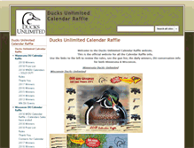 Tablet Screenshot of duckscalendar.org